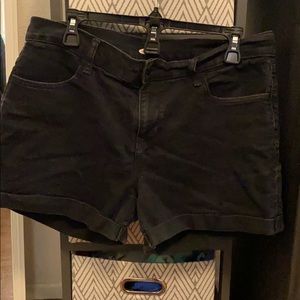 Old navy black jean shorts
